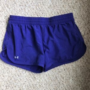 Purple Under Armor Running Shorts!